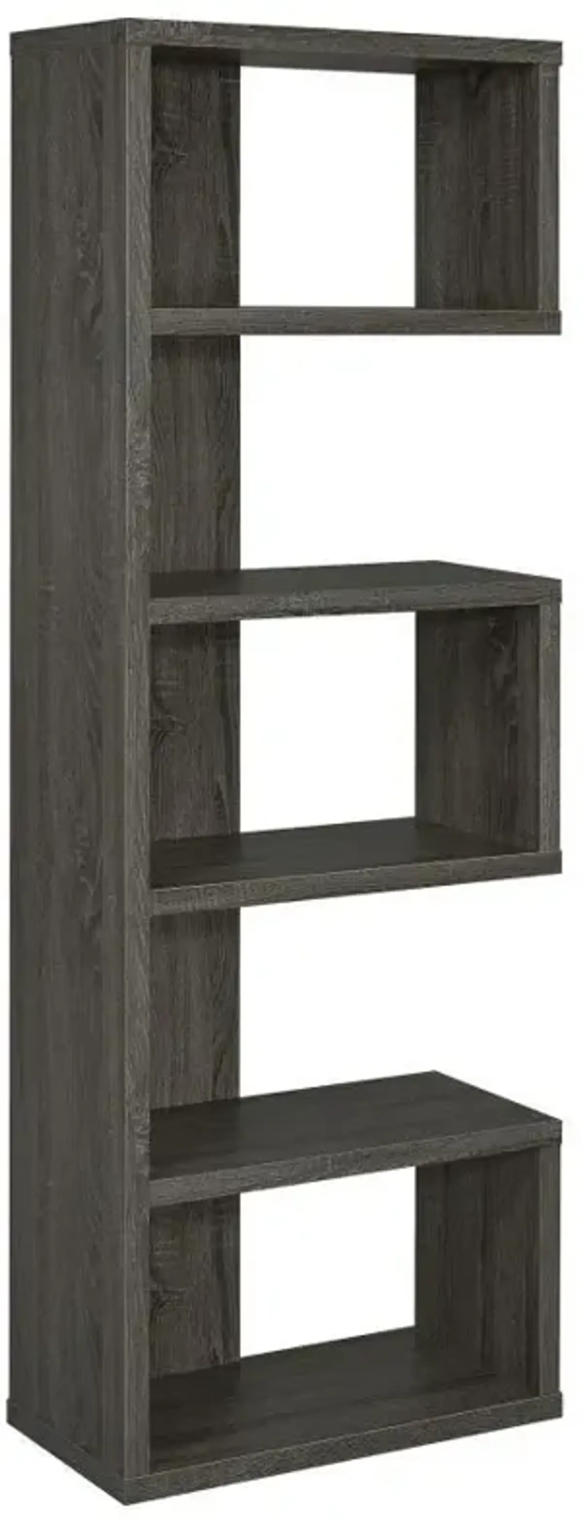 Joey - 5-tier Alternating Boxes Design Bookcase