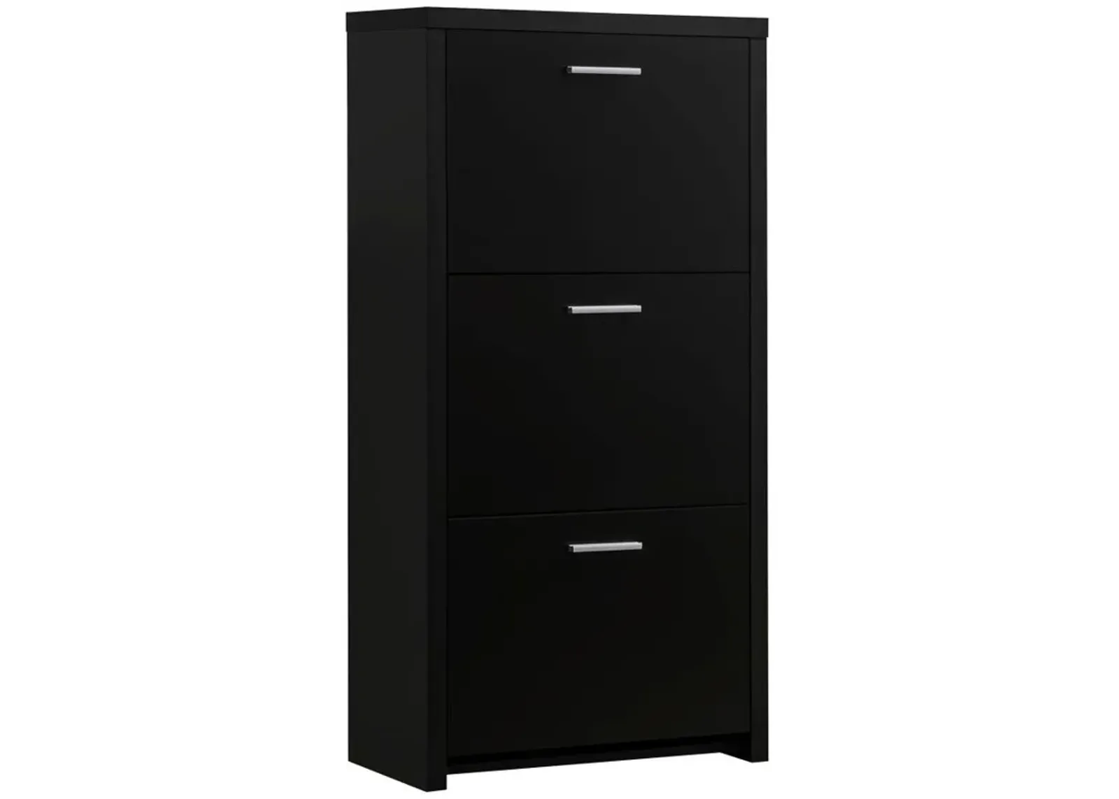 Vivian - 3-Drawer Engineered Wood Shoe Cabinet - Black