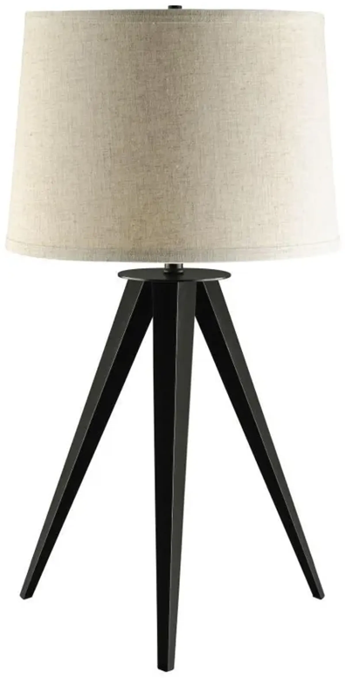 Sabat - Empire Shade Tripod Beside Table Lamp - Black