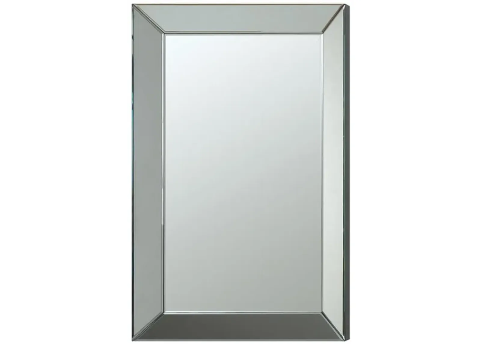 Pinciotti - Beveled Frame Wall Mirror - Silver