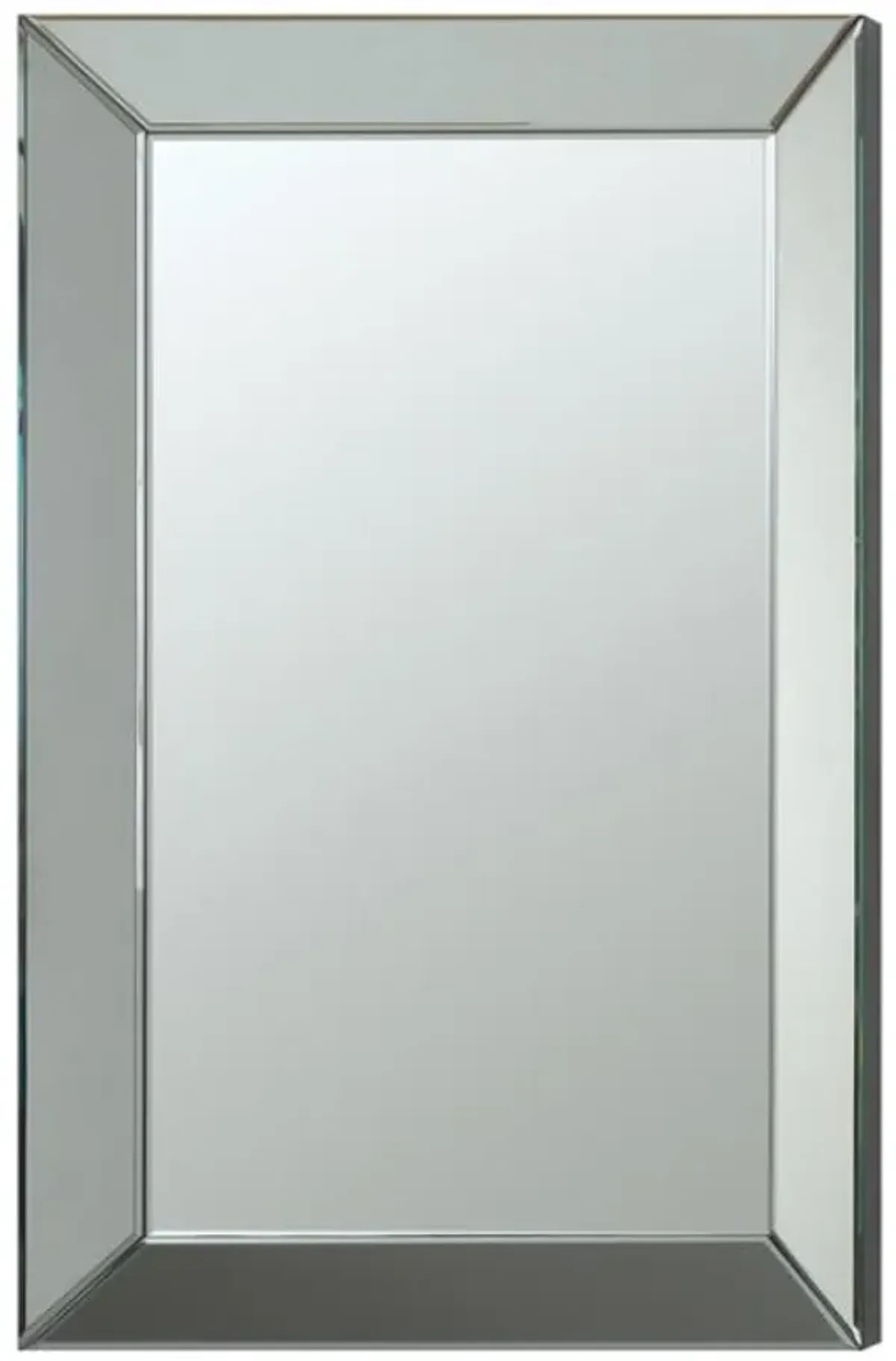 Pinciotti - Beveled Frame Wall Mirror - Silver