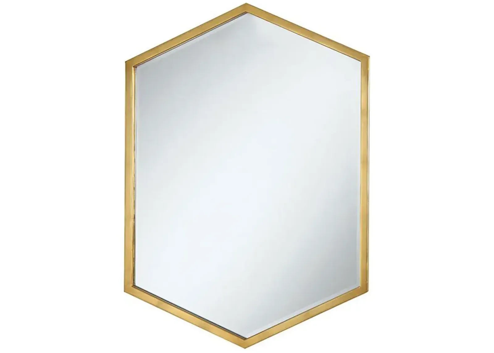 Bledel - Hexagonal Wall Mirror - Gold