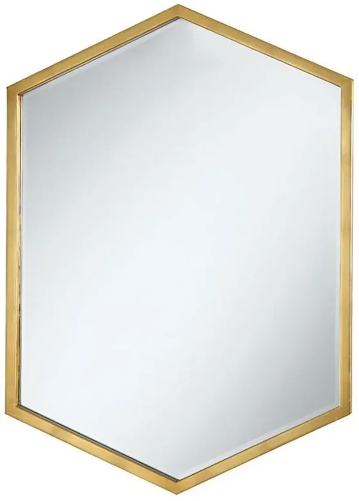 Bledel - Hexagonal Wall Mirror - Gold