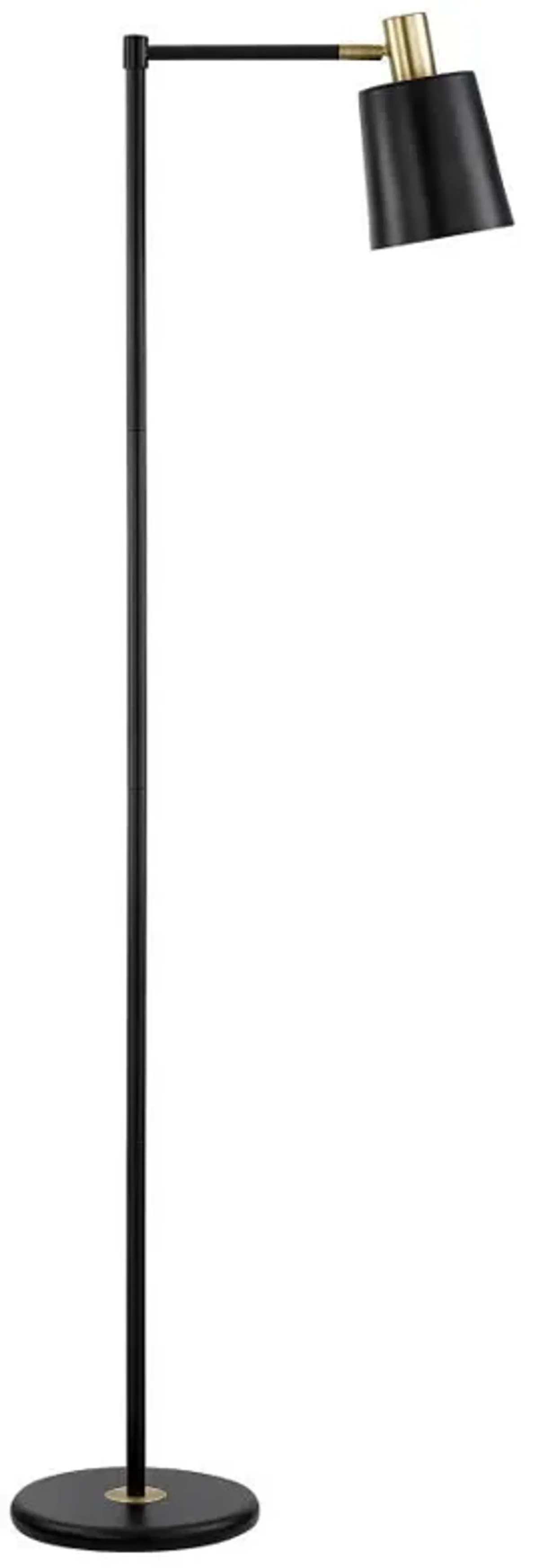 Rhapsody - Metal Adjustable Task Floor Lamp - Black