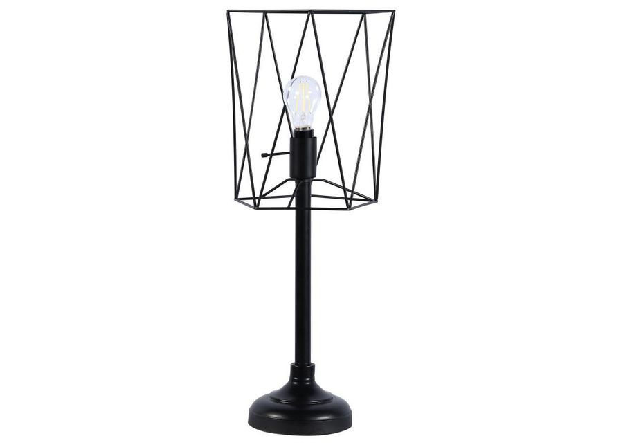 Mayfield - Metal Slender Torch Table Lamp - Black