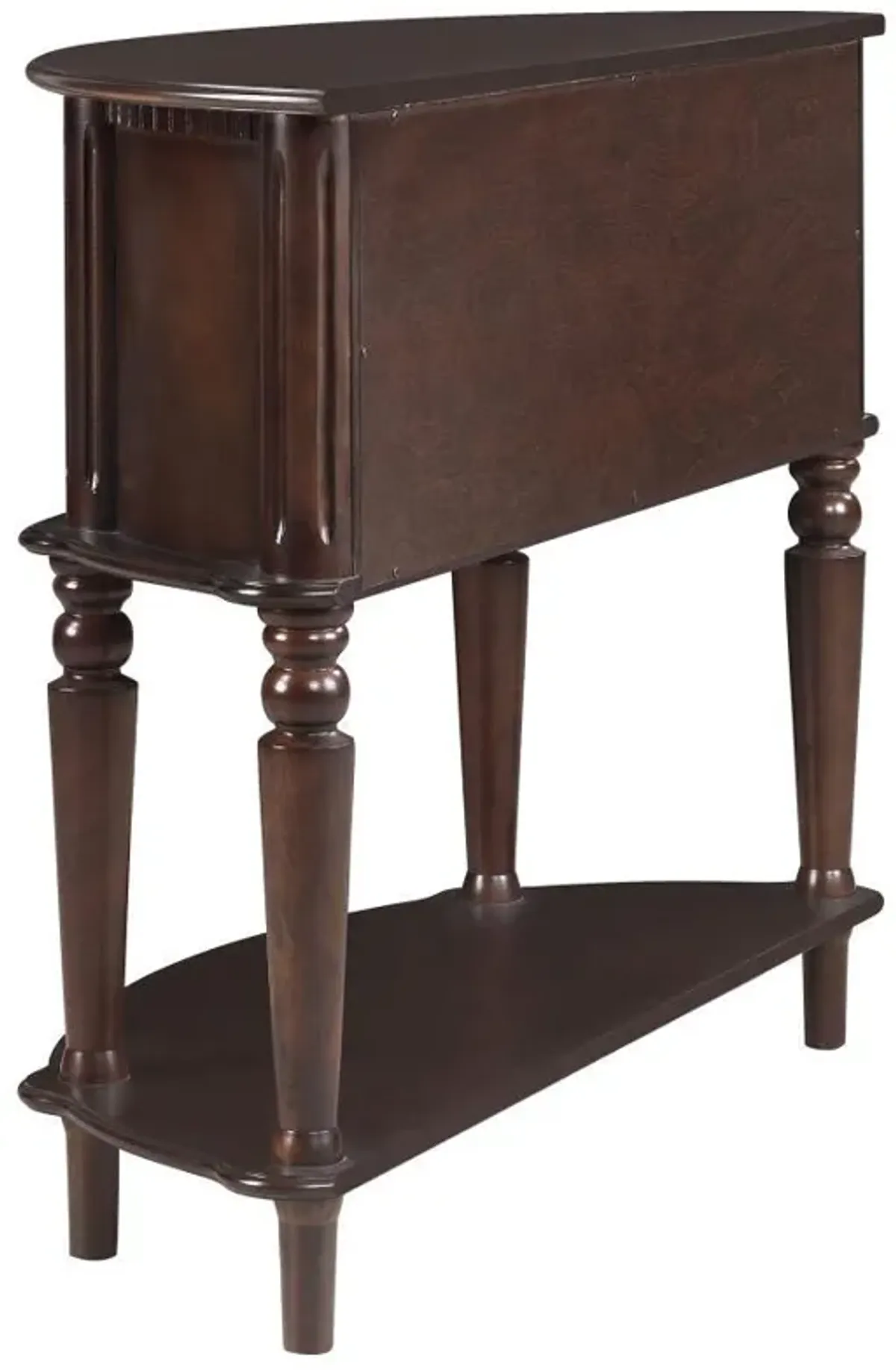 Brenda - Console Table With Curved Front - Brown