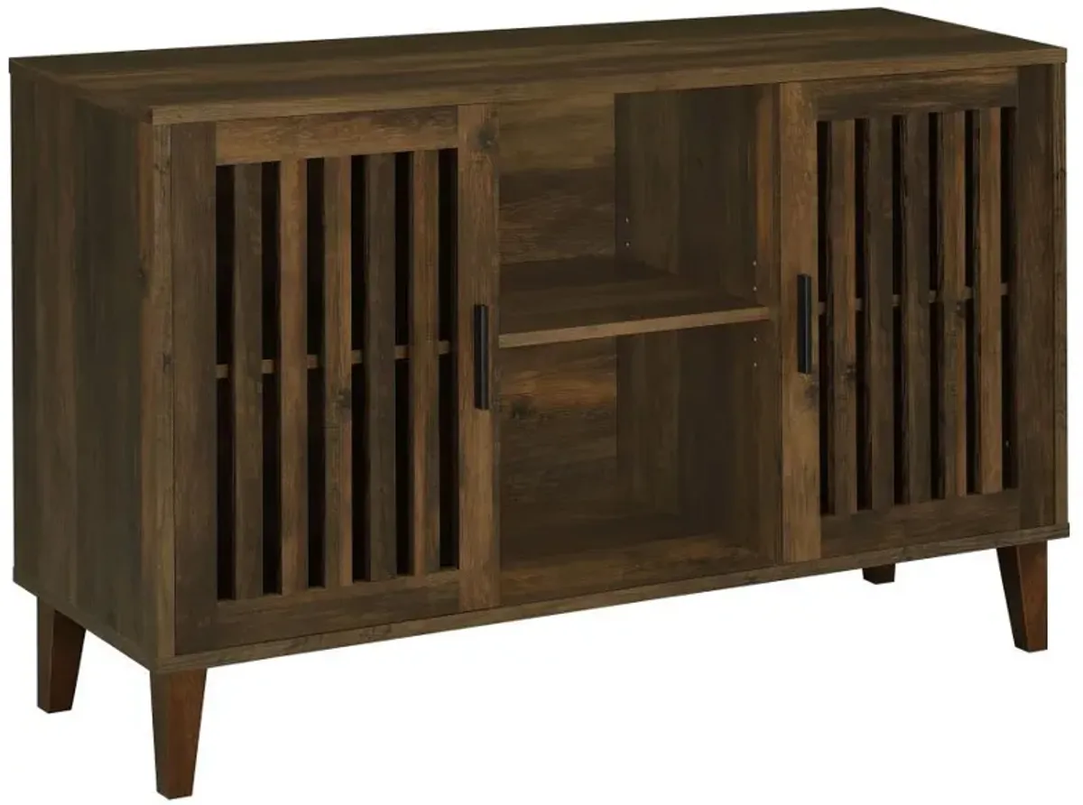 Torin - 2 Door Engineered Wood Accent Cabinet - Dark Pine