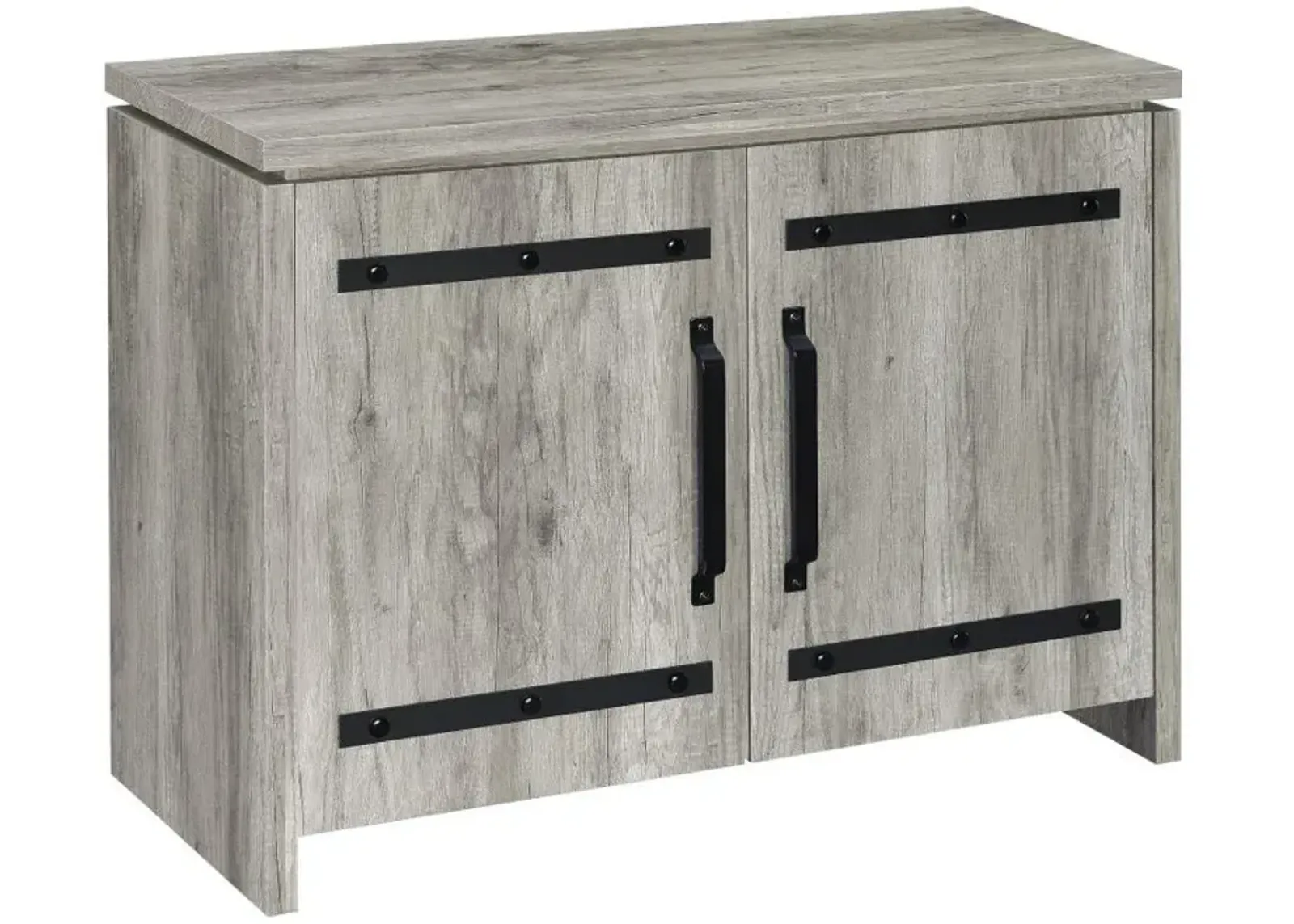 Enoch - 2 Door Engineered Wood Accent Cabinet - Gray Driftwood