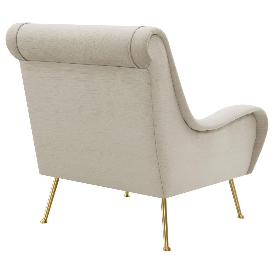 Ricci - Upholstered Saddle Arms Accent Chair