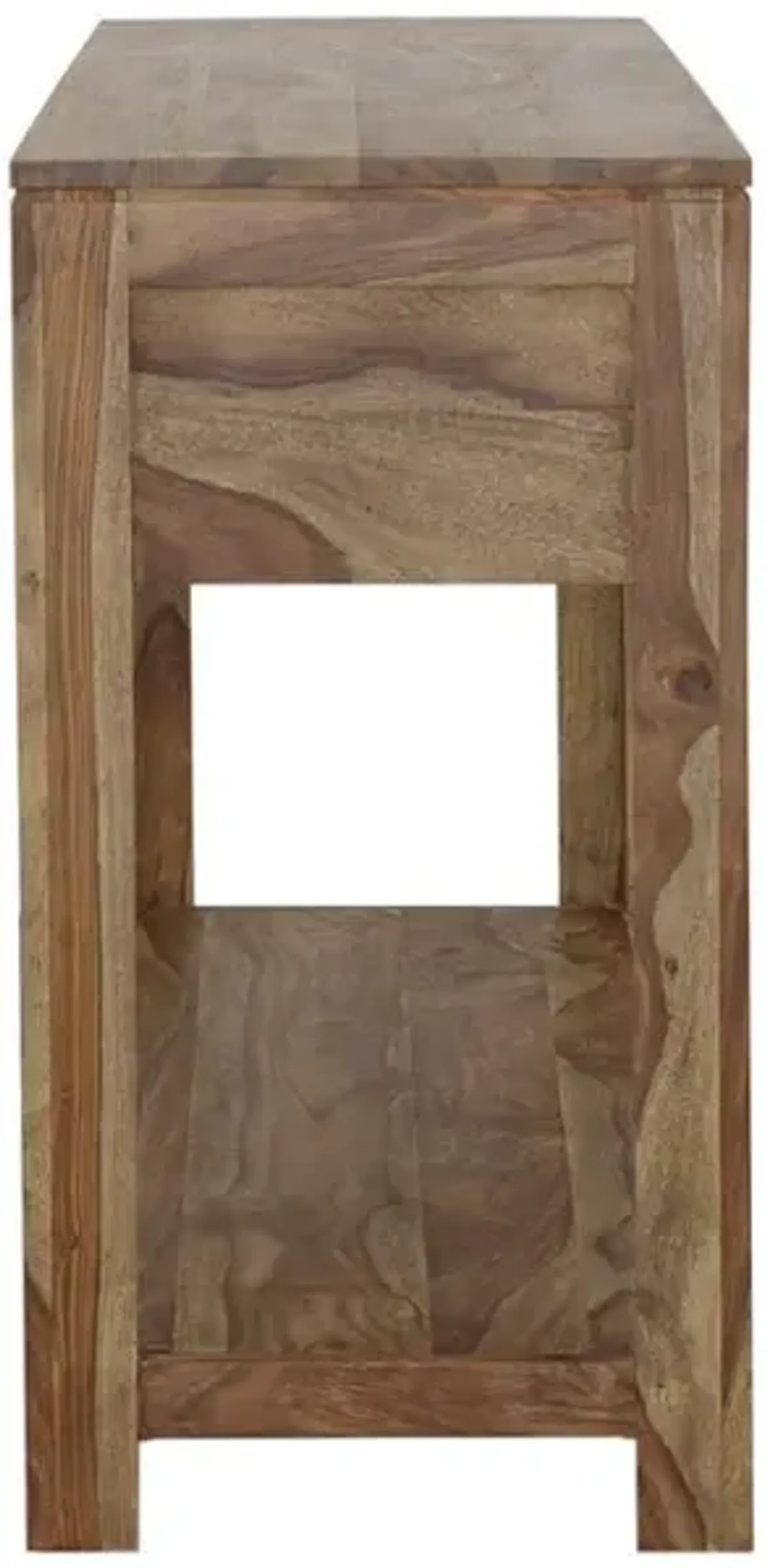 Esther - 3-Drawer Wood Console Table - Natural Sheesham