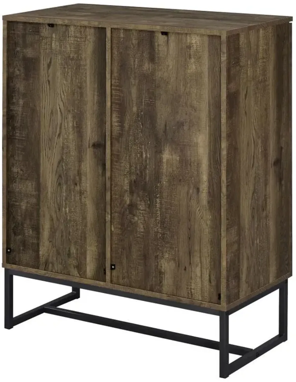 Carolyn - 2 Door Engineered Accent Wood Cabinet - Rustic Oak