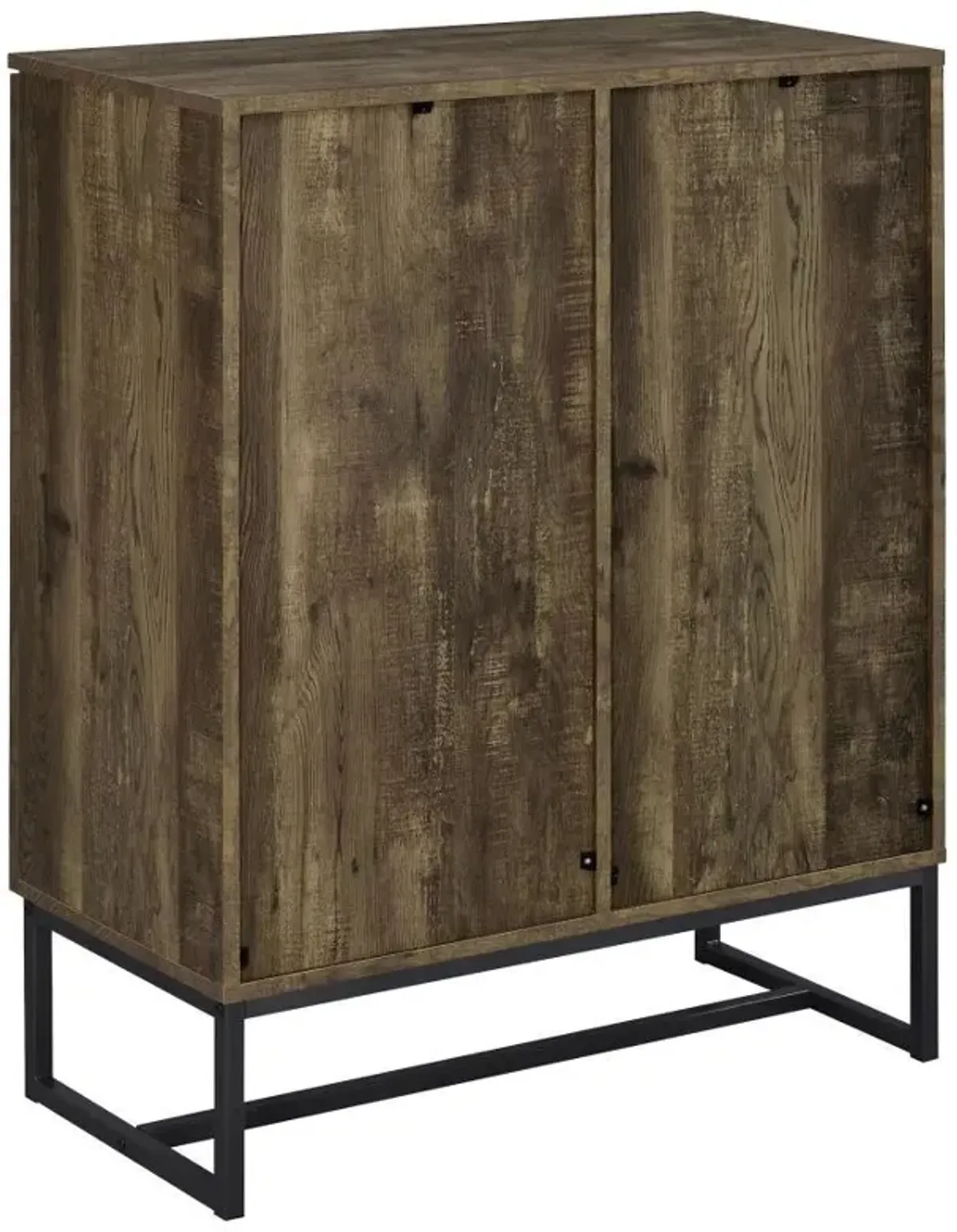 Carolyn - 2 Door Engineered Accent Wood Cabinet - Rustic Oak