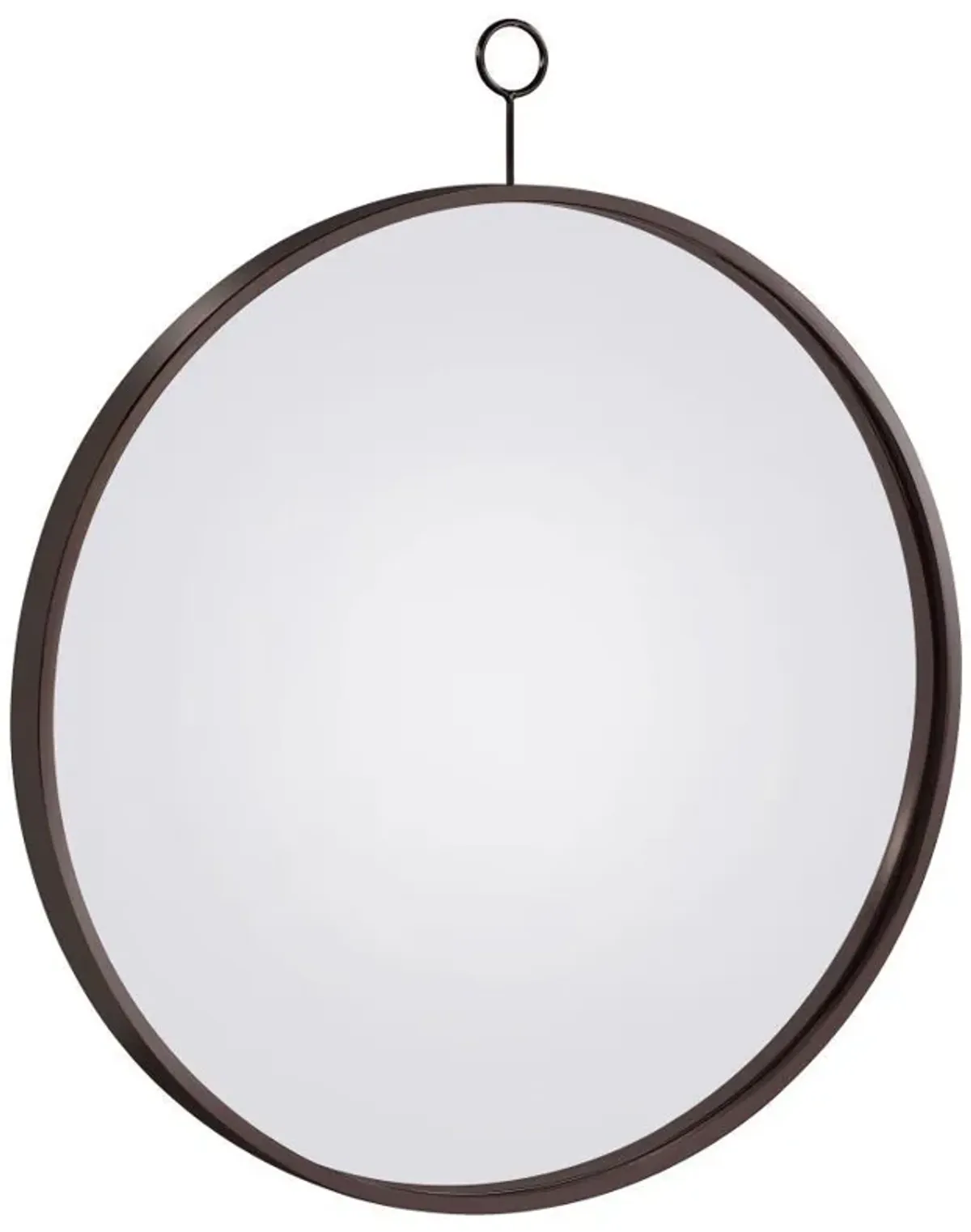 Gwyneth - Round Wall Mirror - Black Nickel