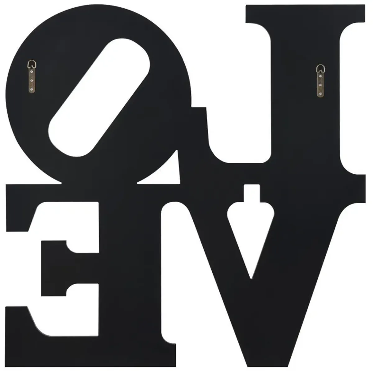 Keiran - Love Lettered Wall Mirror - Silver