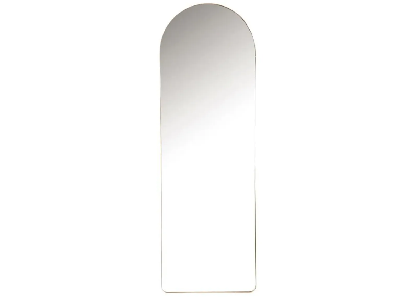 Stabler - Metal Framed Floor Mirror - Rose Gold