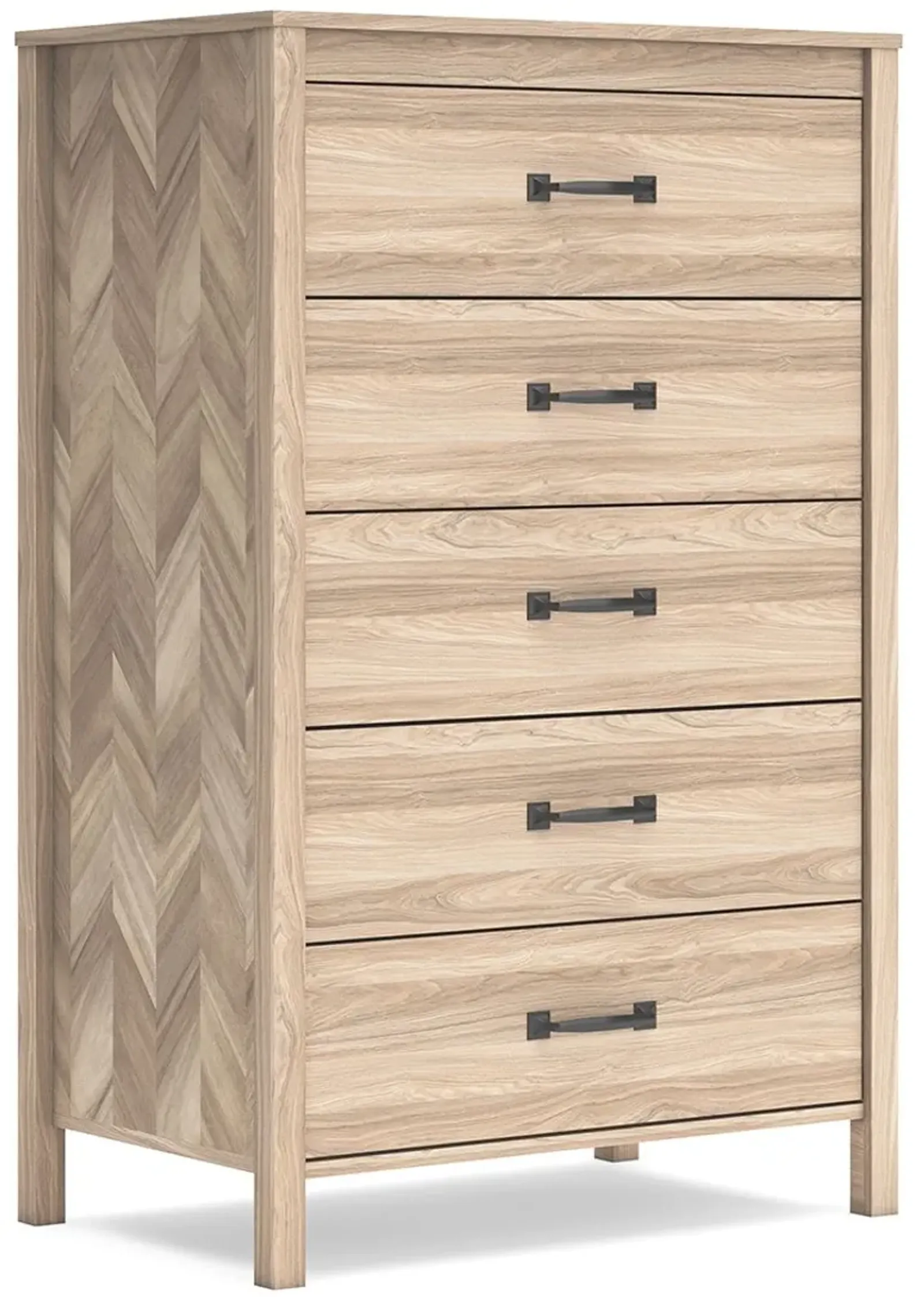 Battelle - Tan - Five Drawer Chest