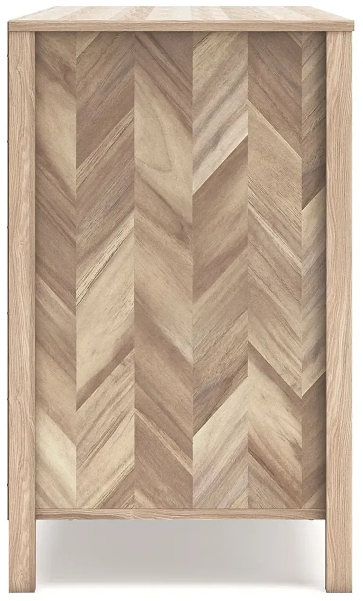 Battelle - Six Drawer Dresser - Tan