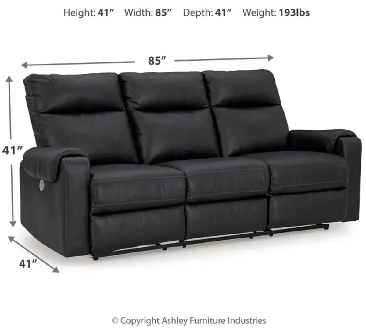 Axtellton - Carbon - Power Reclining Sofa