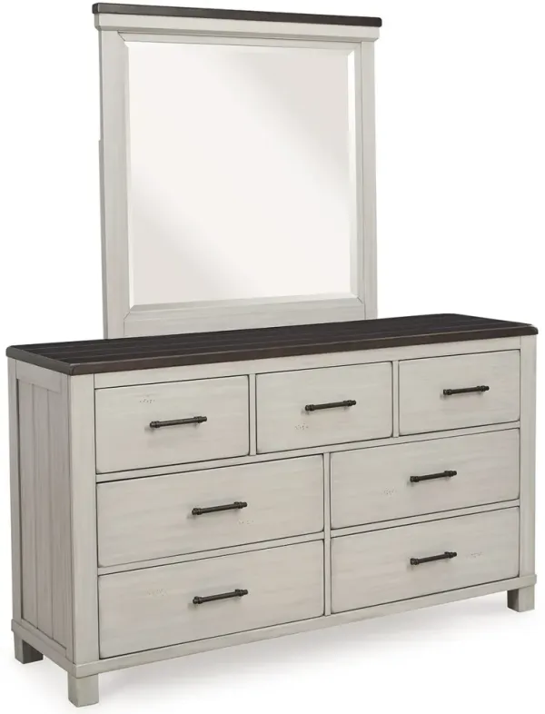 Darborn - Gray / Brown - Dresser And Mirror