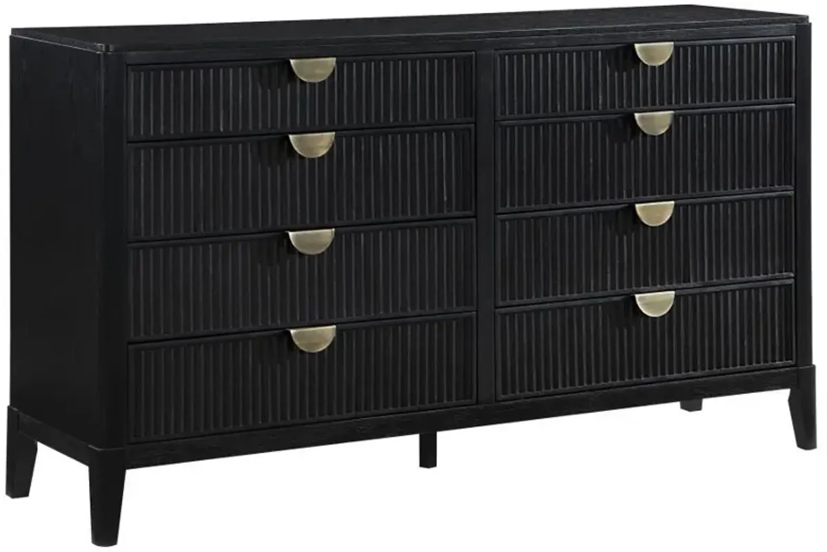 Brookmead - 8-Drawer Dresser - Black