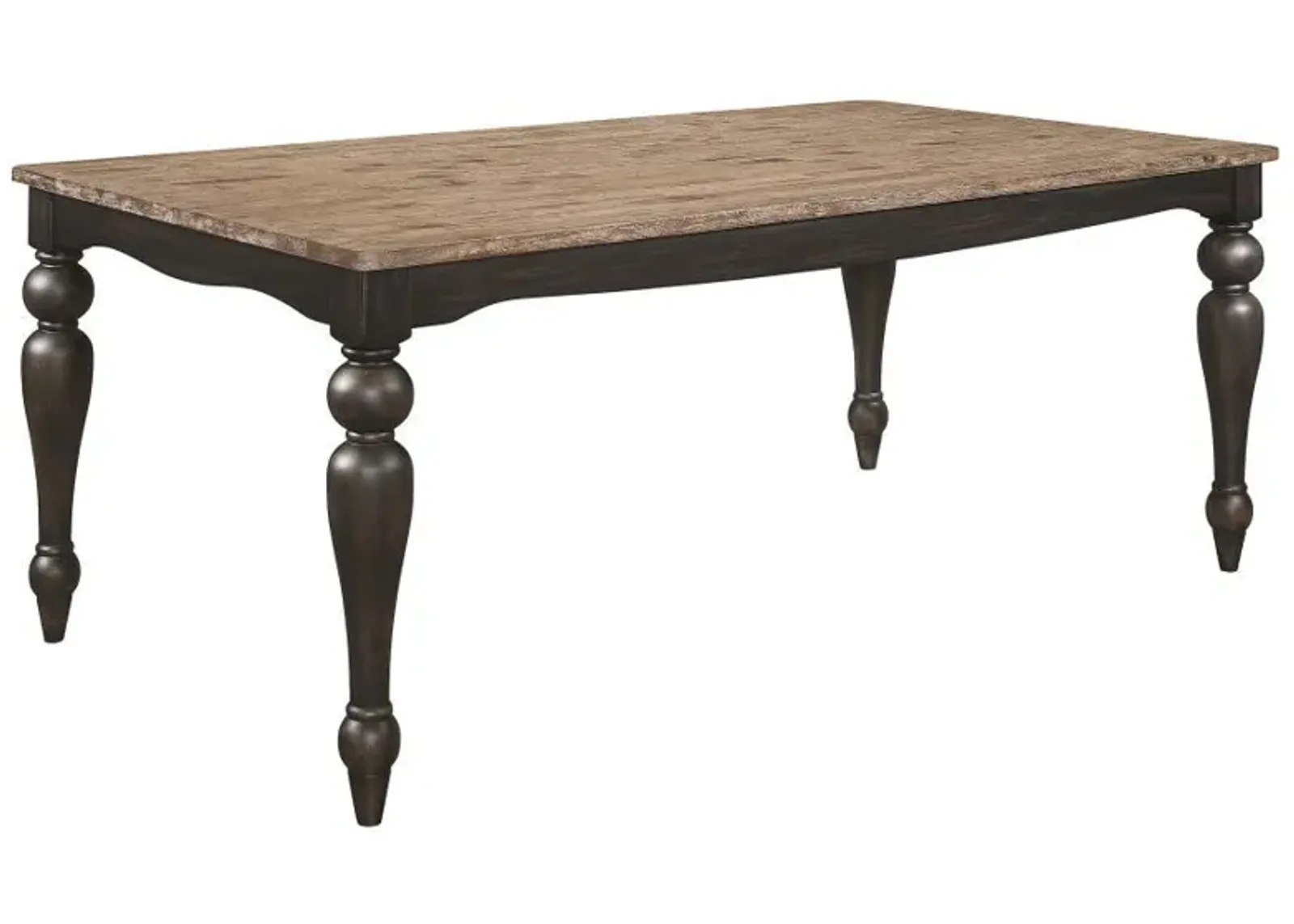 Bridget - Rectangular Dining Table - Brown Brushed