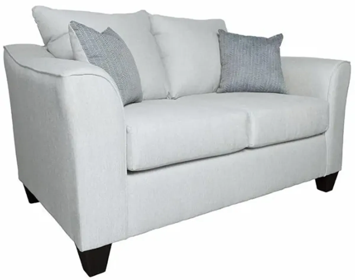 Salizar - Upholstered Flared Arm Loveseat - Sand