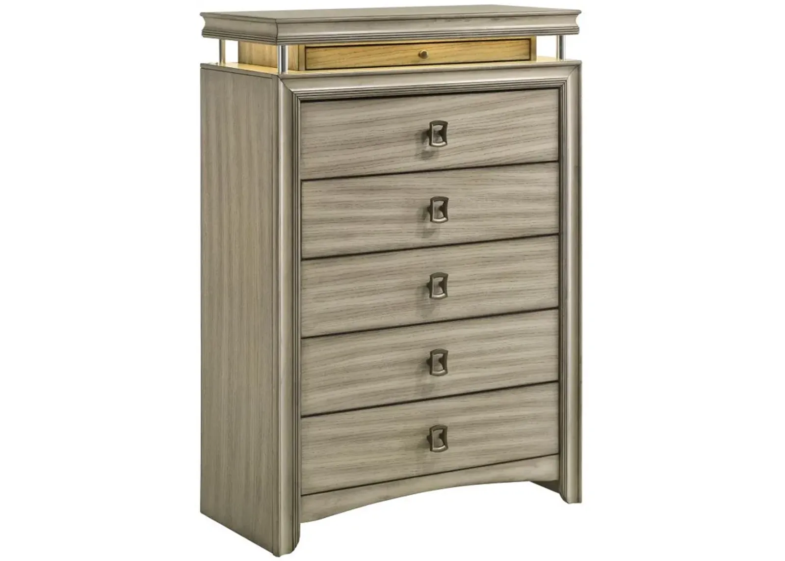 Giselle - 6-Drawer Bedroom Chest - Rustic Beige