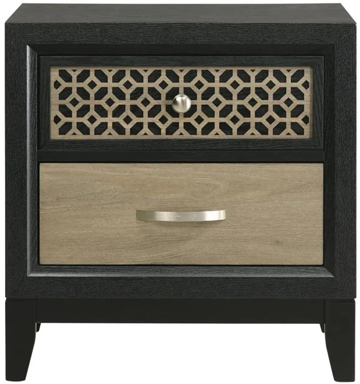 Valencia - 2-Drawer Nightstand - Black