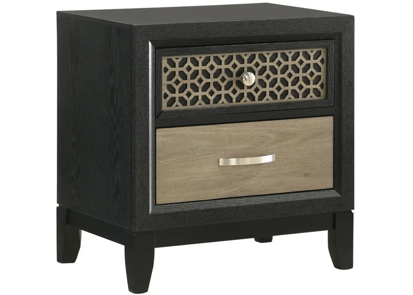 Valencia - 2-Drawer Nightstand - Black