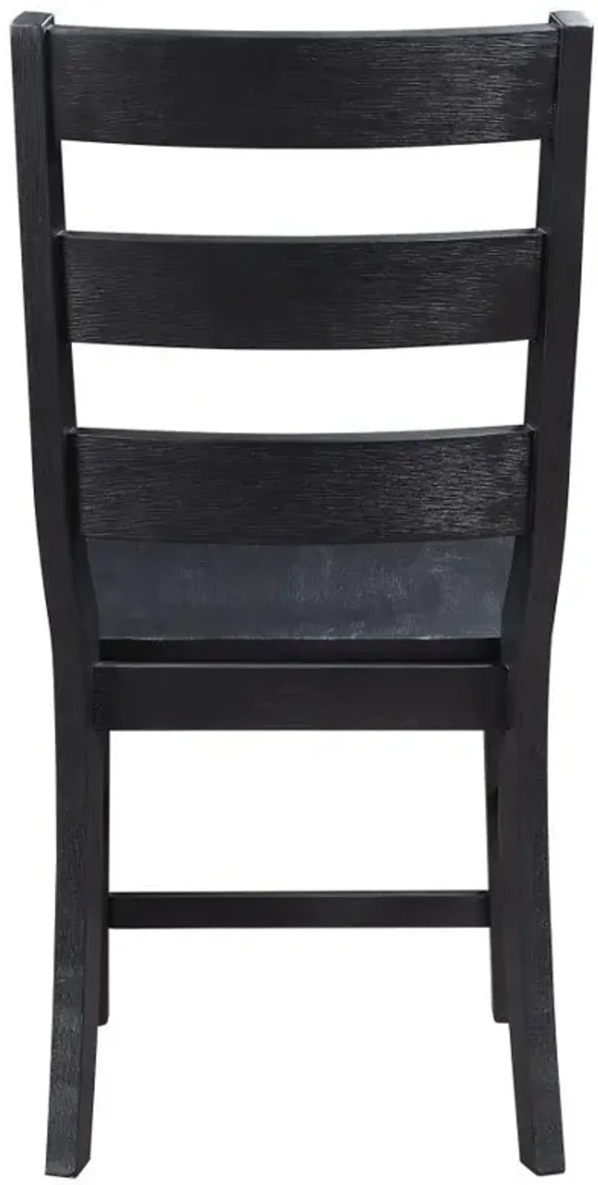 Newport - Ladder Back Wood Dining Side Chair (Set of 2) - Black