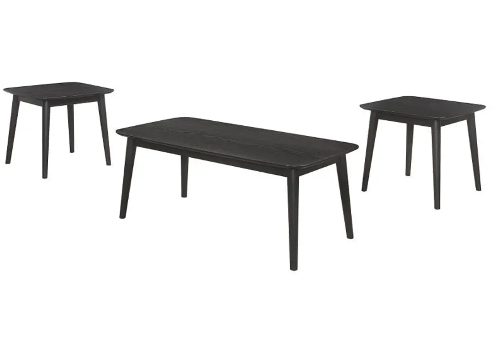 Radley - 3 Piece Rectangular Coffee Table Set - Black