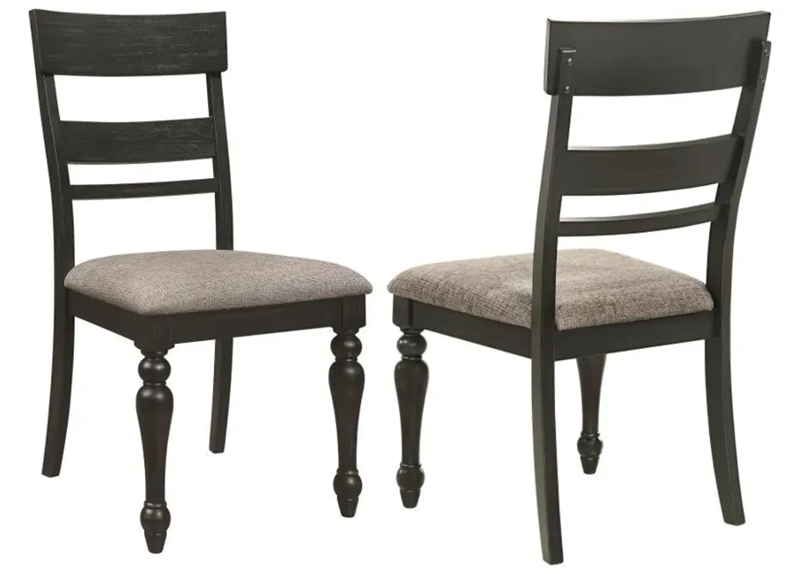 Bridget - Wood Dining Side Chair (Set of 2) - Charcoal