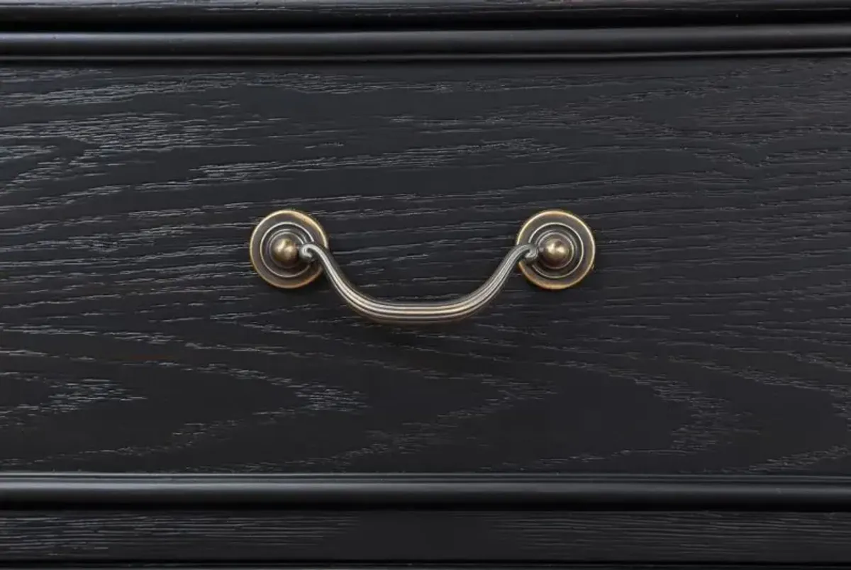 Celina - 5-Drawer Bedroom Chest - Black