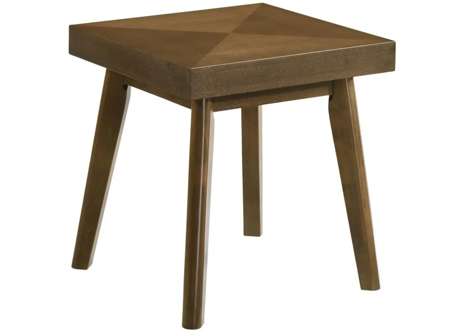 Westerly - Square Wood Side End Table - Walnut Brown