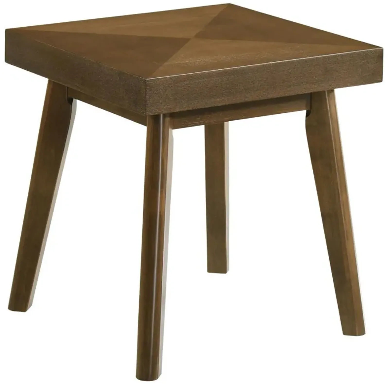 Westerly - Square Wood Side End Table - Walnut Brown