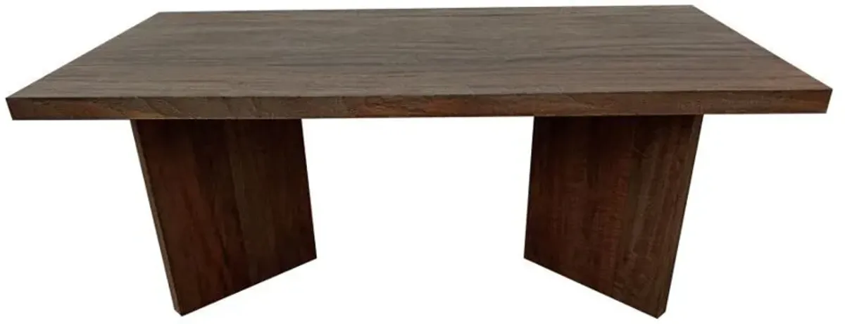 Andando - Rectangular Solid Wood Coffee Table - Mango Brown