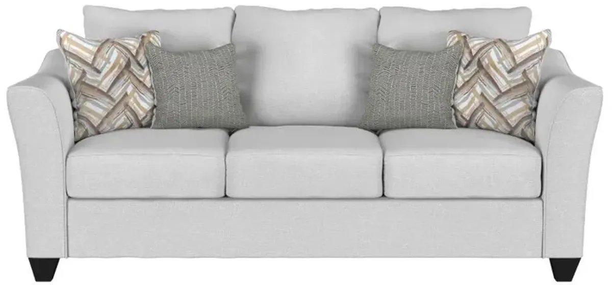 Salizar - Upholstered Flared Arm Sofa - Sand