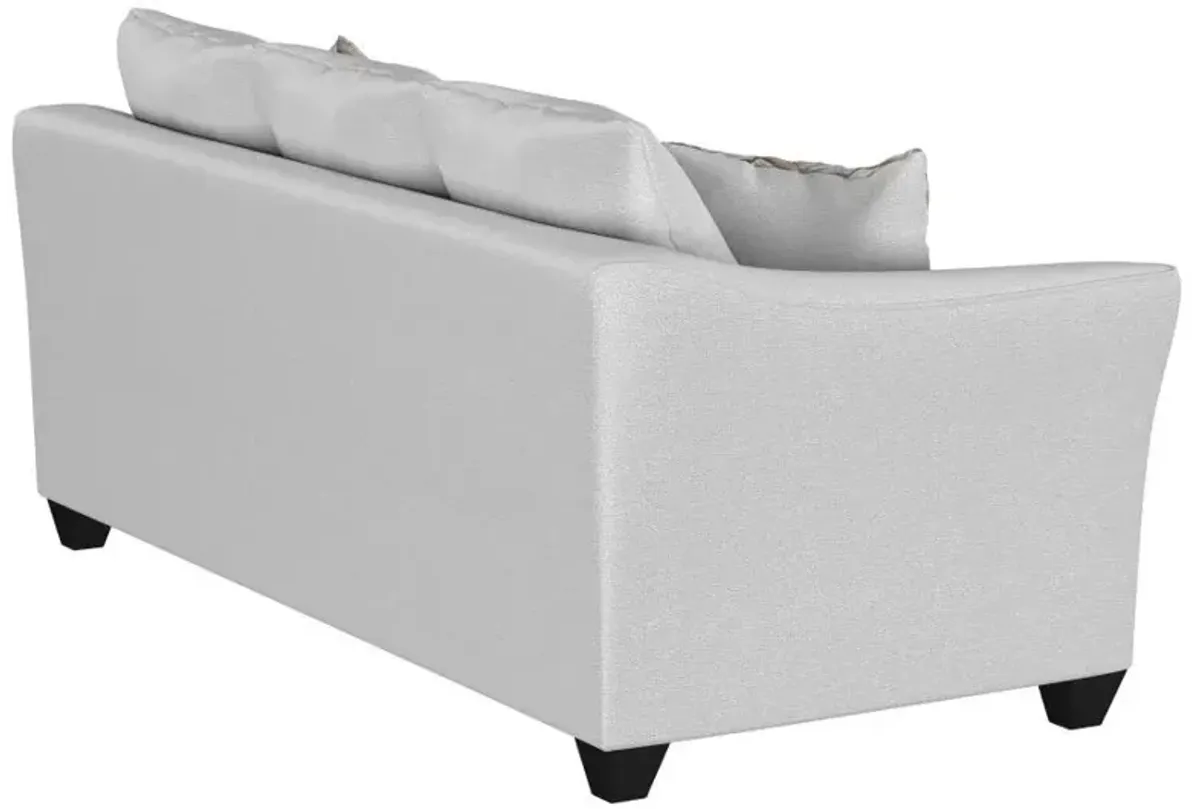 Salizar - Upholstered Flared Arm Sofa - Sand