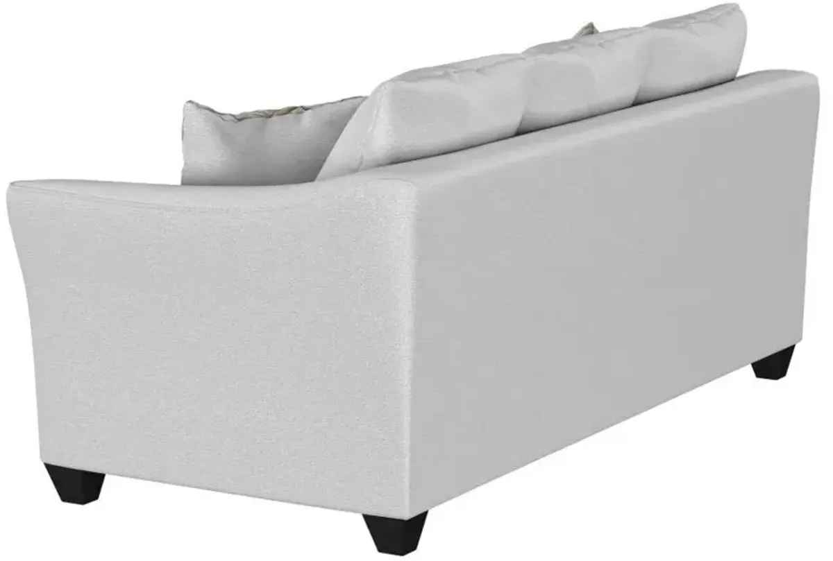 Salizar - Upholstered Flared Arm Sofa - Sand