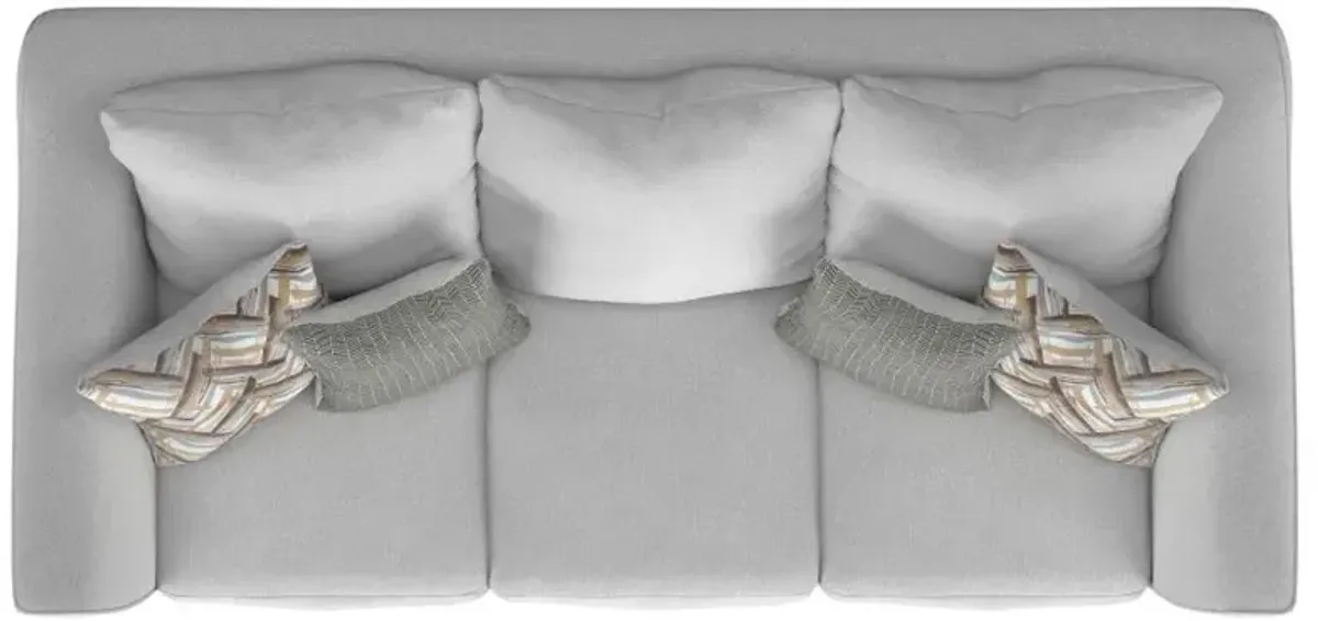 Salizar - Upholstered Flared Arm Sofa - Sand