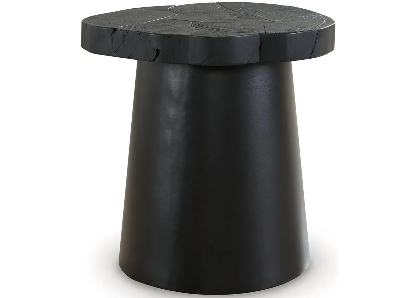 Wimbell - Black - Round End Table