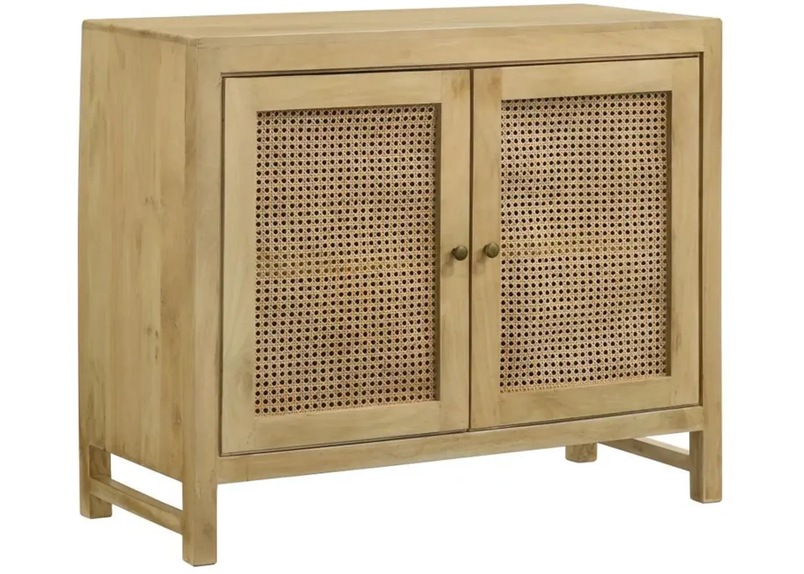 Zamora - Woven Cane Doors Accent Cabinet