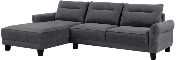 Caspian - Upholstered Curved Arms Sectional Sofa
