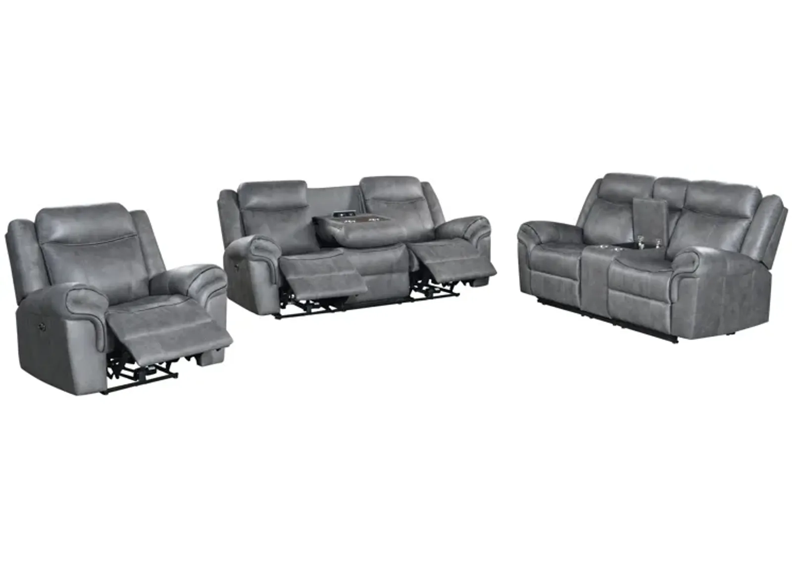 3 Piece Power Reclining Living Room Set