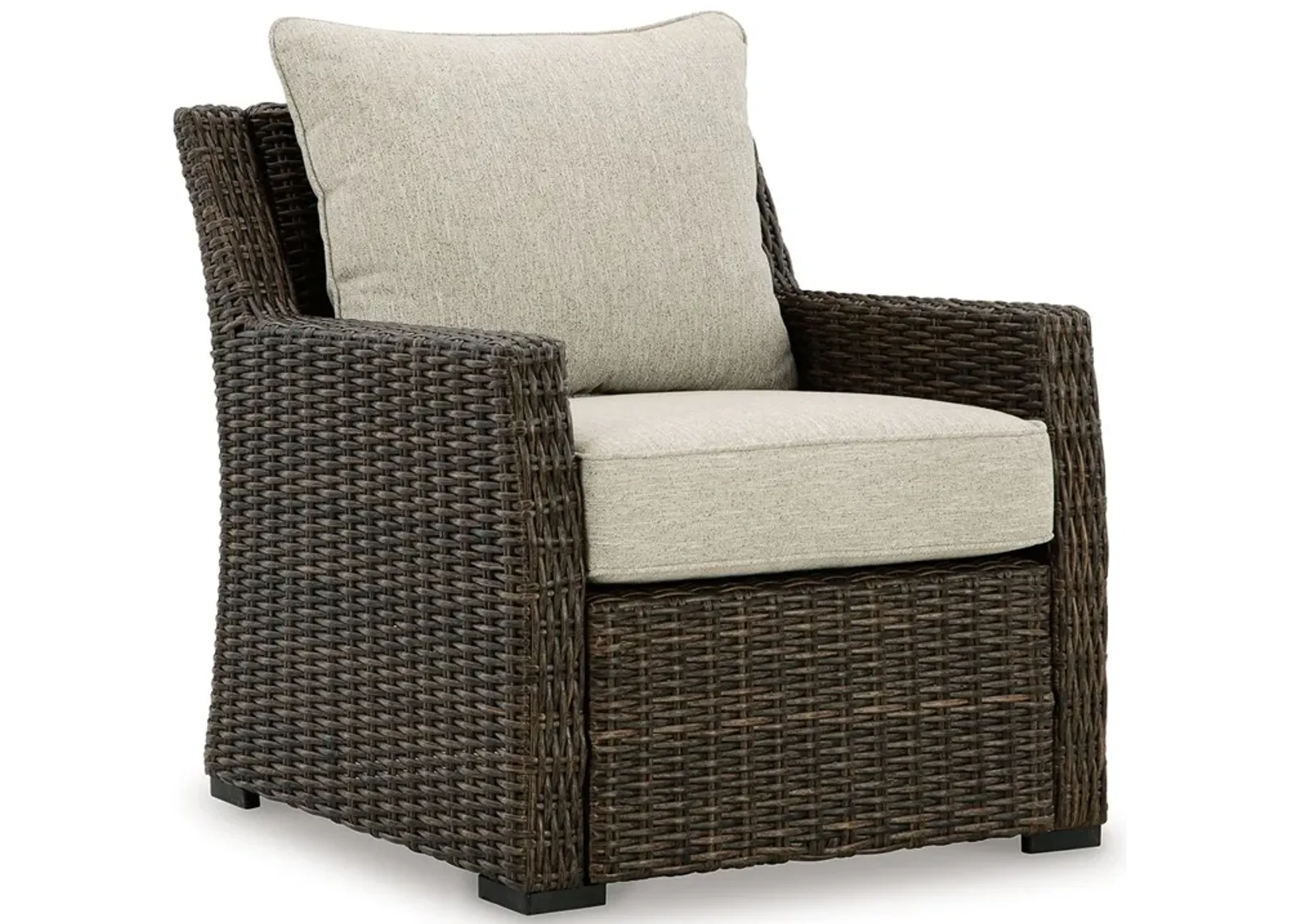 Brook Ranch - Brown - Lounge Chair With Cushion