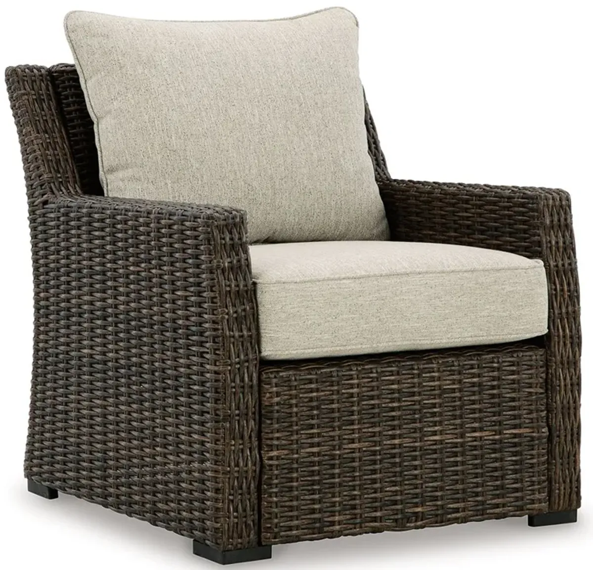 Brook Ranch - Lounge Chair With Cushion - Brown