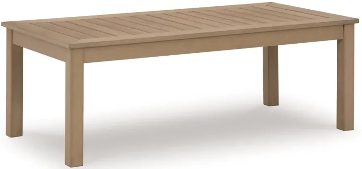 Hallow Creek - Rectangular Cocktail Table - Driftwood