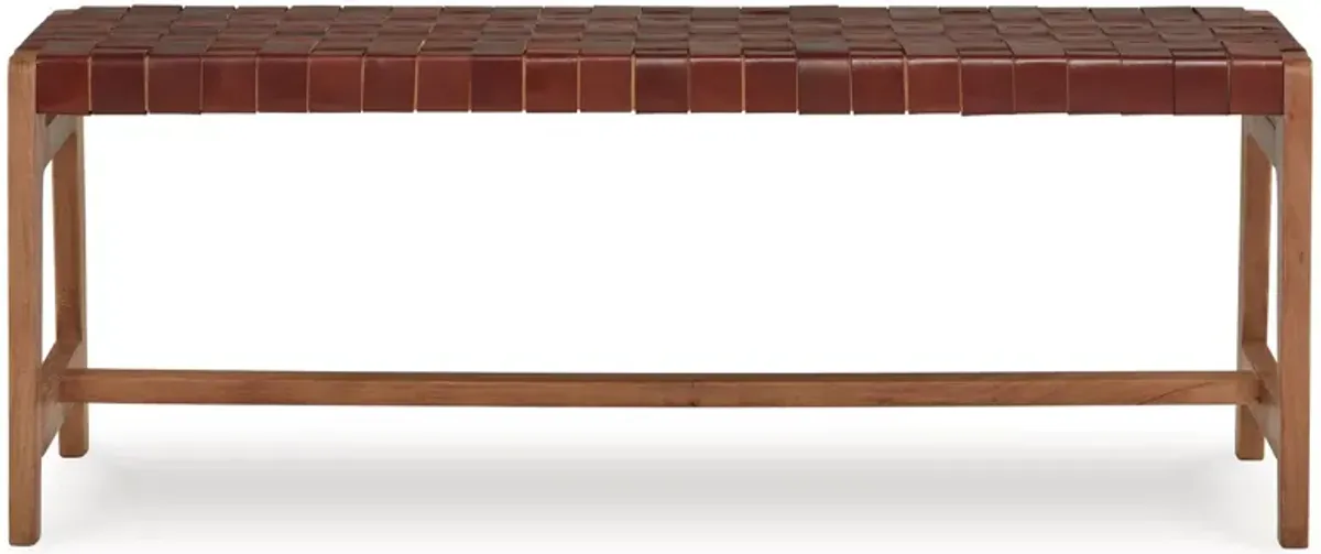 Lemmund - Natural / Brown - Accent Bench