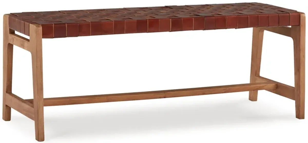Lemmund - Accent Bench - Natural / Brown
