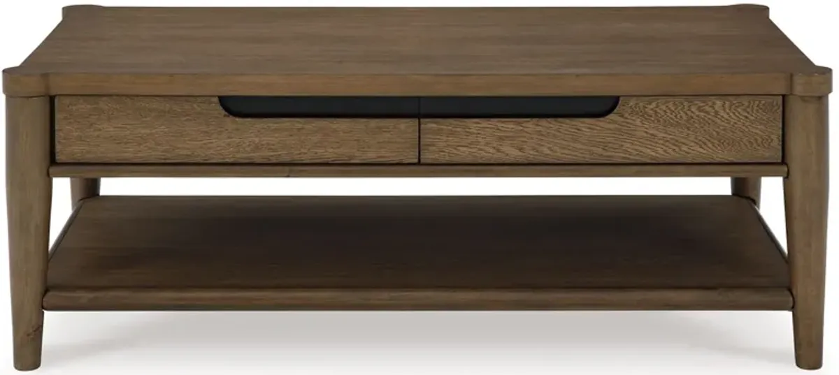 Roanhowe - Brown - Rectangular Cocktail Table